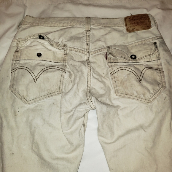 Super stained distressed bleached levi jeans Sz 31 - Picture 4 of 16